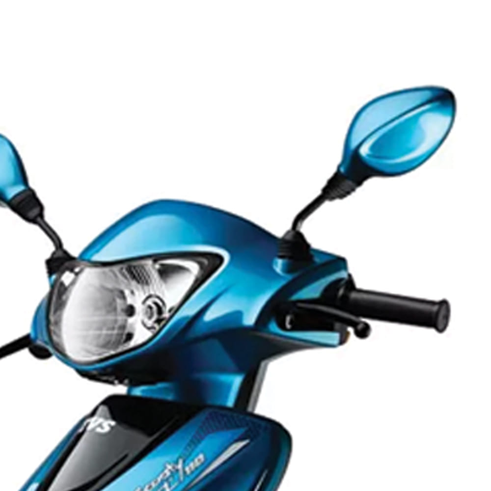 Zest Matte Turquoise Blue Mirror Set  Stylish & Functional